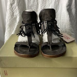 A.S. 98 Rowan Fringe sandals Size 40